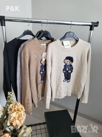 Пуловер с мече, снимка 2 - Блузи с дълъг ръкав и пуловери - 52272543