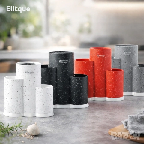 Поставка за кухненски прибори и ножове 3 в 1 Edenberg EB-5106, снимка 2 - Прибори за хранене, готвене и сервиране - 53389343