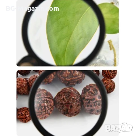 Професионална мощна увеличителна ръчна лупа 10X увеличение за четене мини джобна сгъваема за чанта, снимка 6 - Други инструменти - 50920242