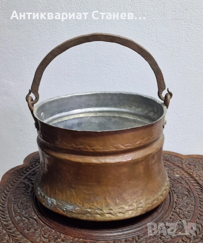 Старо автентично медно менче