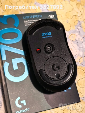 Logitech G703 Lightspeed – Пълен комплект (HERO Sensor), снимка 4 - Клавиатури и мишки - 53180585