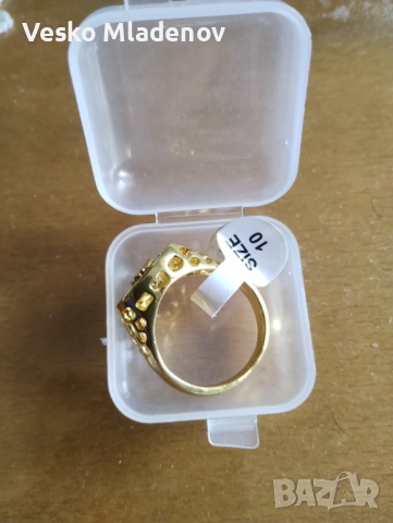 Продавам пръстен от мед.злато,мед.стомана., снимка 6 - Пръстени - 52534930