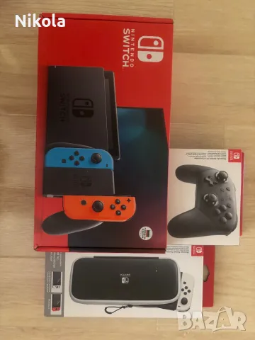 Nintendo Switch neon red&neon blue , снимка 2 - Nintendo конзоли - 47075002