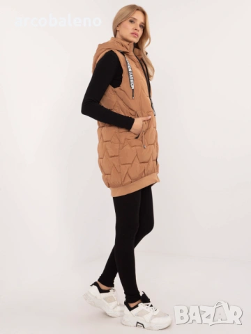 Дамски пухен елек, 3цвята , снимка 4 - Якета - 53182761