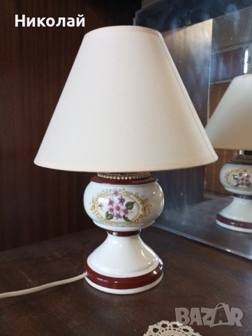 Порцеланова нощна лампа , снимка 4 - Антикварни и старинни предмети - 53107907