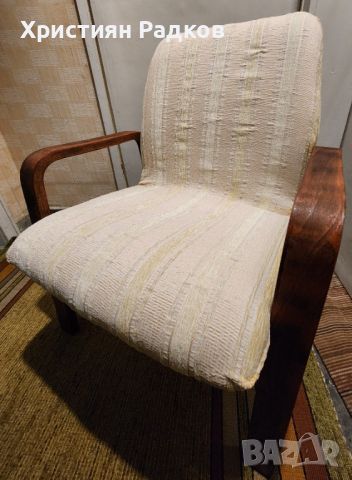 Дървен стол махагон, снимка 2 - Столове - 45668612