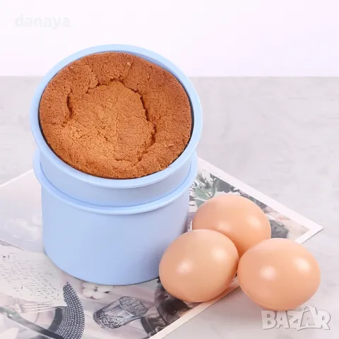 5808 Малка кръгла форма за печене молд за кексчета ринг за оформяне, 10 см, снимка 4 - Форми - 49644276