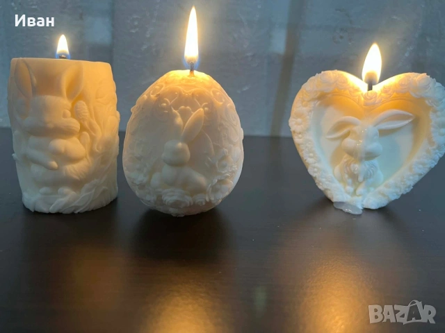 Ароматни великденски свещи , снимка 2 - Декорация за дома - 54058611