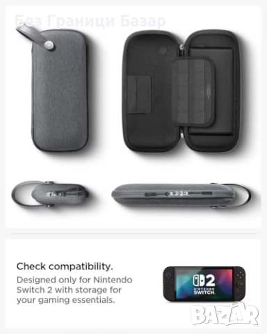 Нов Калъф Spigen Klasden за Nintendo Switch 2 2025 с място за 10 игри, снимка 3 - Друга електроника - 51587415