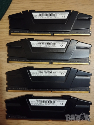 Геймърски комплект DDR4 32Gb (4 x 8Gb) 3200MHz G.Skill Ripjaws , снимка 2 - RAM памет - 53724091