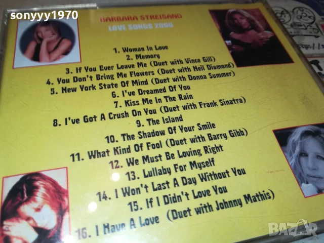 BARBARA STREISAND CD 0508251059, снимка 10 - CD дискове - 51257970