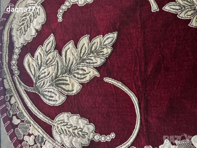 Бродирано покривало за фотьойл/ стол, снимка 6 - Столове - 50038379