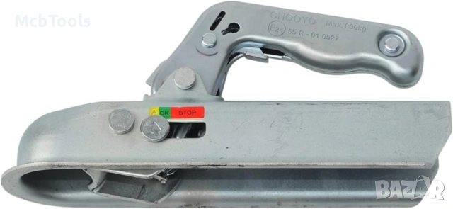 Заключваща лапа квадрат за теглич на ремарке 50мм 800кг, снимка 4 - Ремаркета - 54176961