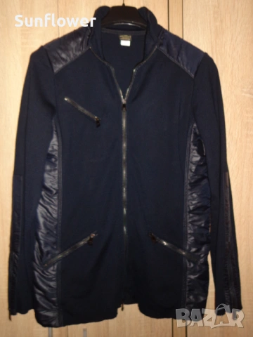 Paul & Shark Yachting тъмносин вълнен жилетка/яке с цип, размер M  , снимка 2 - Жилетки - 53852803