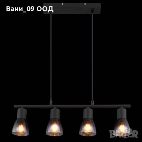 Висяща таванна лампа в индустриален стил, снимка 3 - Лампи за таван - 46454857