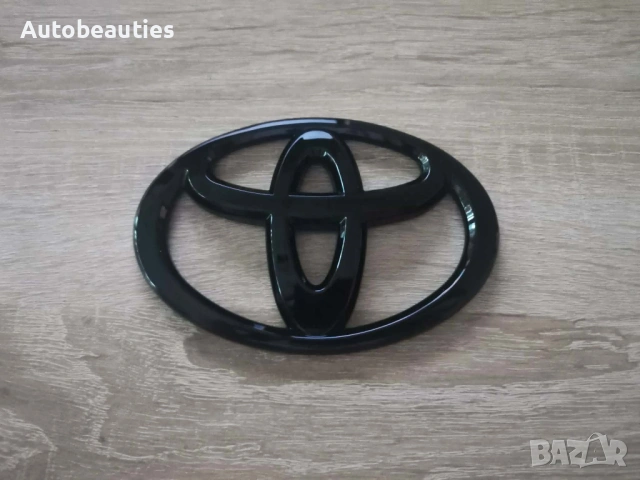 черна емблема за Toyota 16 cm