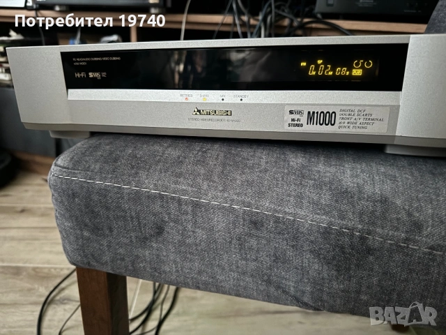 Mitsubishi hs-M1000 S-VHS HiFi, снимка 2 - Плейъри, домашно кино, прожектори - 53218061