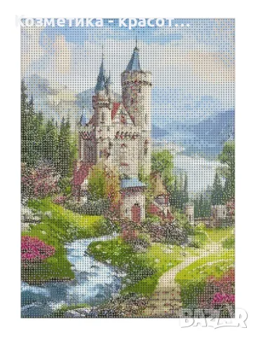 Диамантен гоблен Приказен замък , снимка 2 - Гоблени - 49866105