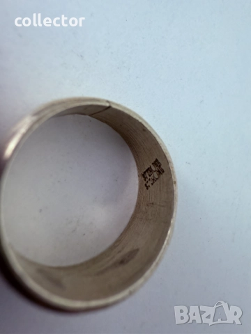 Масивен сребърен пръстен. №7634, снимка 5 - Пръстени - 52482088
