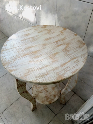 Дървена масичка, снимка 3 - Маси - 54278950