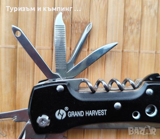 Туристически многофункционален нож Bulgaria / Grand Harvest, снимка 11 - Ножове - 16845126