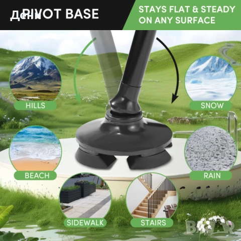 Модерен сгъваем Бастун с LED осветление /Нов/, снимка 2 - Бастуни - 51393486