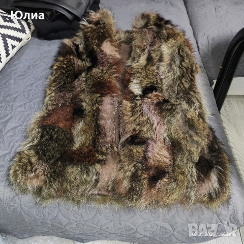 кожен елек естествен косъм