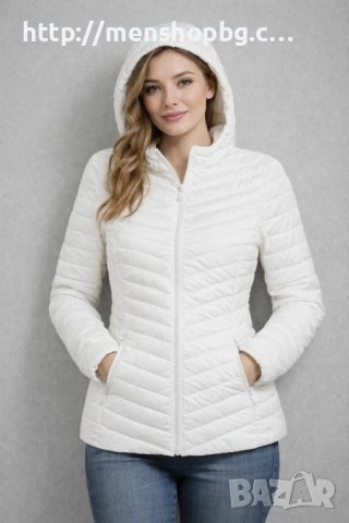 Дамско яке от размер 46 до 54 - бяло