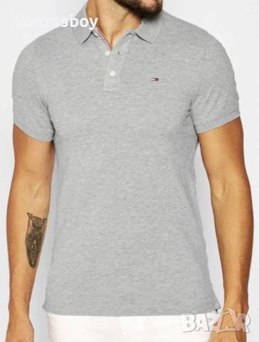 tommy hilfiger Fine Polo Shirt slim fit  - страхотна мъжка тениска , снимка 1 - Тениски - 46073033