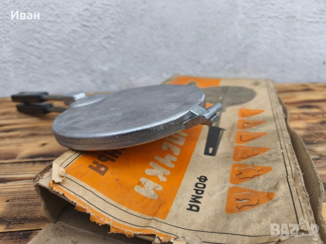 Руска плоча за гофрети / преса за сладки , снимка 12 - Антикварни и старинни предмети - 53697140