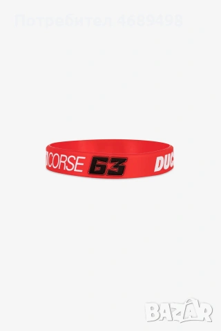 Ducati Corse Francesco Bagnaia #63 гривна – официален MotoGP аксесоар, снимка 2 - Фен артикули - 53238288