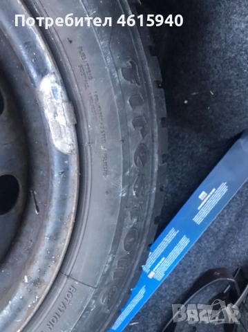 14 4бр оригинални джанти КИЯ KIA 4х100 ц.о.54.1мм J 4.5+зимни гуми 155/65/14, снимка 5 - Гуми и джанти - 52231462