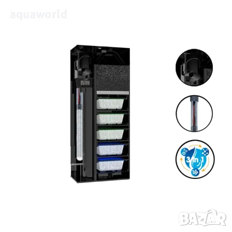 "ПРОМОЦИЯ" Aквариум Ciano Emotions PRO 120 - черен, снимка 3 - Аквариуми - 49779740