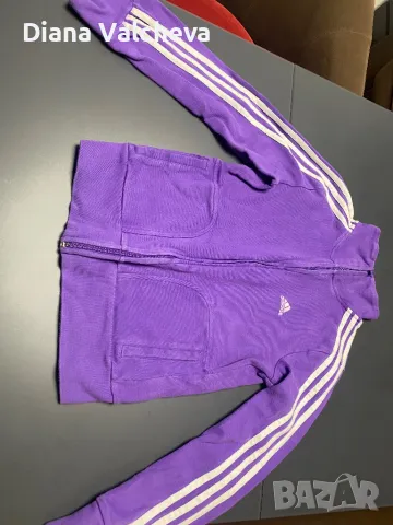 Памучно горнище Adidas, снимка 1 - Суичъри - 47867798