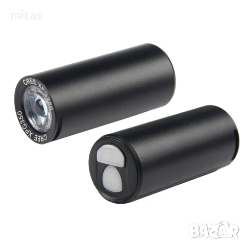 Предна LED светлина за велосипед RAYPAL – 350 lum, USB, Алуминий, 53g, снимка 4 - Аксесоари за велосипеди - 29813913