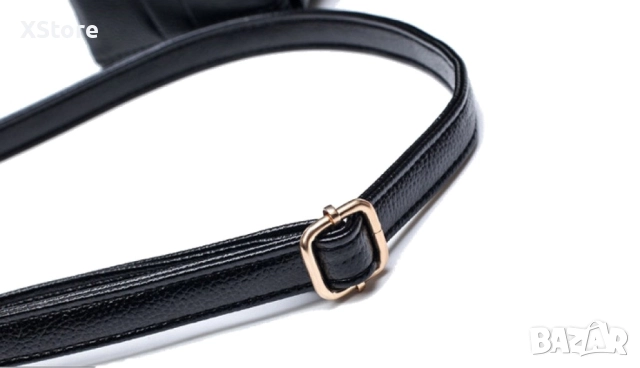 Елегантна чанта в черен цвят, снимка 2 - Чанти - 52585397