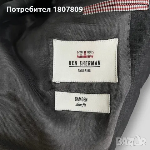Блейзър/Сако Ben Sherman Camden Fit, снимка 5 - Сака - 49148303