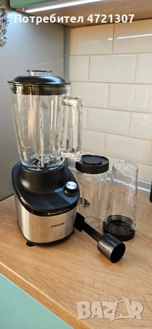 Блендер Гаранционен PHILIPS SERIES 7000 HR3760 /10 1500 W, ИНОКС