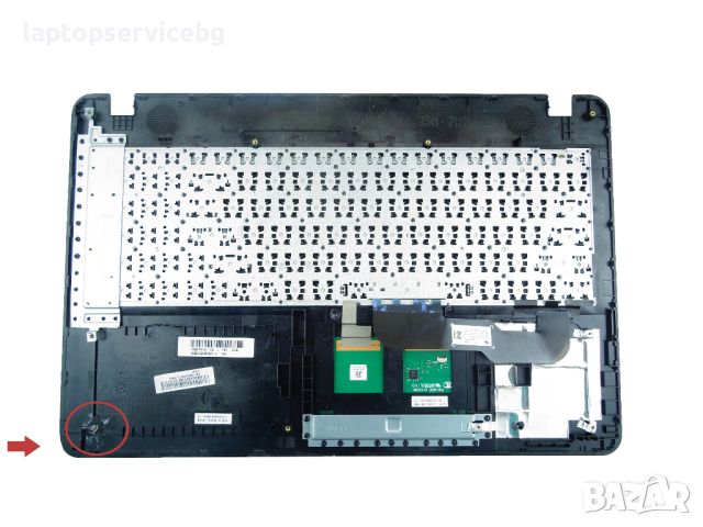 Asus VivoBook X541N Series 15.6" Клавиатура Палмрест 13NB0CG1AP0321 български, снимка 2 - Части за лаптопи - 45759232