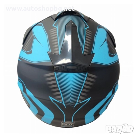 Детска Мотокрос Каска 125 - S - Black / Blue Argos, снимка 2 - Аксесоари и консумативи - 51633803