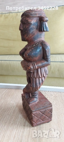 дърворезба за ценители височина 27см , снимка 3 - Декорация за дома - 53826036