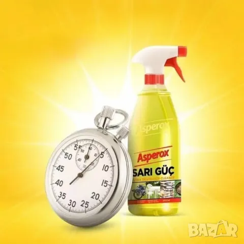 Универсален обезмаслител спрей Asperox Sarı Güç 1000мл, снимка 3 - Други стоки за дома - 49744642