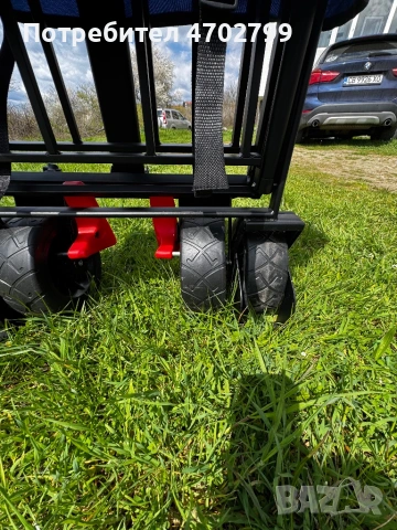 Beau Jardin Folding Garden Wagon Trolley 80kg Capacity Outdoor Camping Cart, снимка 11 - Други стоки за дома - 54168665