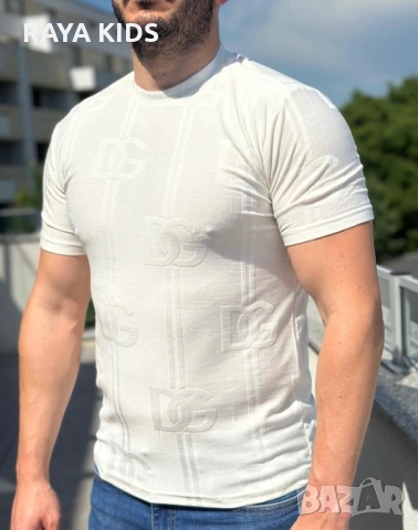 Мъжки тениски от пресован памук, снимка 5 - Тениски - 53711310