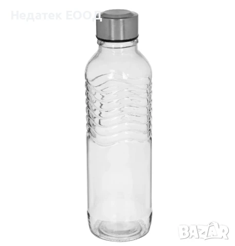 Стъклена бутилка с метален капак, 0.55л.