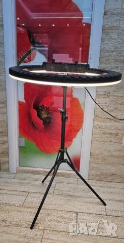 ЛЕД ринг лампа 21 инча, снимка 4 - Лед осветление - 53886611