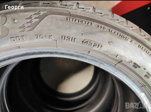 4бр. летни гуми 245/45/18 Bridgestone, снимка 4 - Гуми и джанти - 45468693