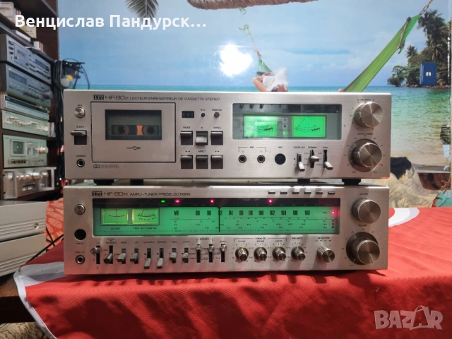 ITT Schaub-Lorenz (ITT HiFi 8033 Ampli-Tuner +ITT HiFi 8021 ДЕК)