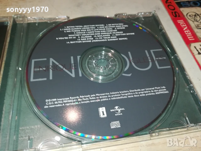 ENRIQUE-ORIGINAL CD 1208250831, снимка 10 - CD дискове - 51335627