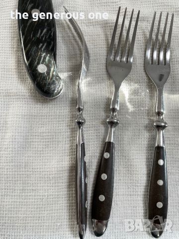 Комплект прибори за хранене, нож и масат Solingen Солинген немски Германия, снимка 5 - Прибори за хранене, готвене и сервиране - 45483519